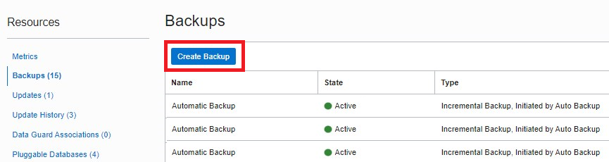 Format Backup Oracle Database Three Ways to backup your Oracle Cloud Databases to Object Storage ...